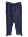 Tekla Size L Navy Organic Cotton Solid Front Pockets Lounge Men's Pants Navy / L
