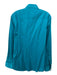 Versace Collection Size 16 Blue Cotton Solid Button Down Men's Long Sleeve Shirt Blue / 16
