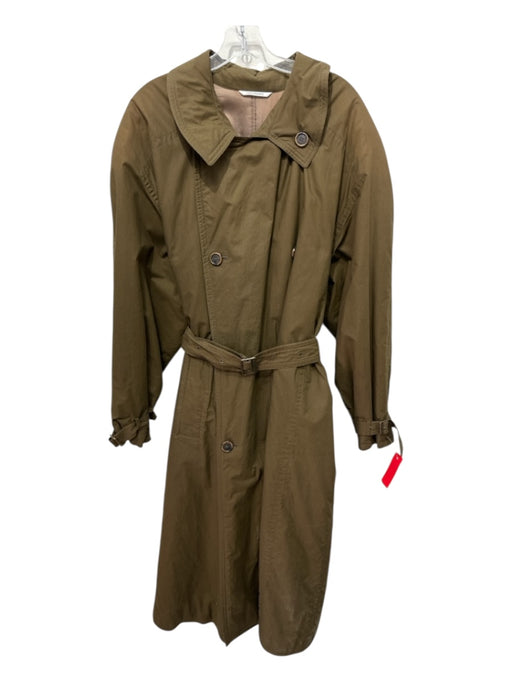 Hugo Boss Size 40 Tan Cotton Blend Solid Overcoat Men's Jacket Tan / 40