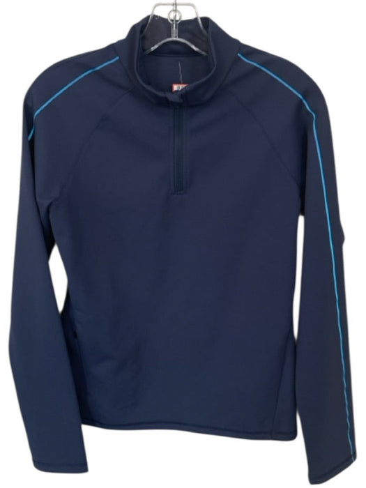 Outdoor Voices Size M Blue Nylon Quarter Zip Athletic Jacket Blue / M