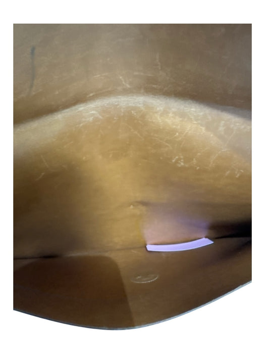 Ledere Brown Leather Snap Closure Flap Clutch Bag Brown