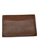 Ghurka Brown Leather Flap Logo Card holder Wallets Brown