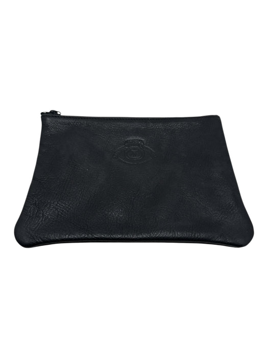 Ghurka AS IS Black Leather Zip Close Men's Wallet Black