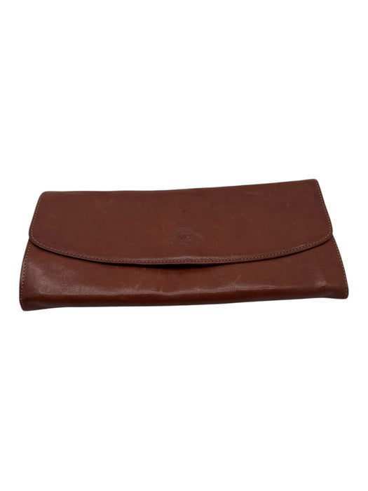 Ghurka AS IS Brown Leather Long Wallet Men's Wallet Brown