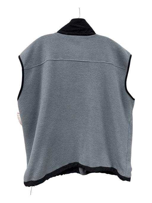 The North Face Size Est XL Light Gray Synthetic Solid Fleece Vest Men's Jacket Light Gray / Est XL