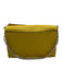 Kate Spade Canary Yellow Leather silver tone hardware Solid Magnetic Close Bag Canary Yellow