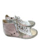 Golden Goose Shoe Size 38 Pink & White Leather Glitter High Top Sneakers Pink & White / 38