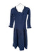 Hyacinth House Size S Navy Cotton Long Sleeve smocked Maxi Dress Navy / S