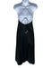 Zimmermann Size 0P Black Linen Sleeveless Spaghetti Strap Button Front Dress Black / 0P
