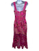 Bronx & Banco Size Small Pink, Yellow, Green Polyester Sleeveless Dress Pink, Yellow, Green / Small