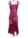Bronx & Banco Size Small Pink, Yellow, Green Polyester Sleeveless Dress Pink, Yellow, Green / Small