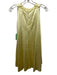 Alejandra Alonso Rojas Size Est S Butter Yellow Sleeveless Cape Darted Dress Butter Yellow / Est S