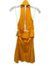 Cult Gaia Size Est XS Orange Halter Neck Gold Hardware Open Back Mini Dress Orange / Est XS