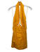 Cult Gaia Size Est XS Orange Halter Neck Gold Hardware Open Back Mini Dress Orange / Est XS