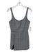 Amanda Uprichard Size S Black & White Polyester Houndstooth Back Zip Dress Black & White / S