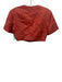 Matthew Bruch Size 2 Brick Red Linen Short Sleeve Button Front Pleated Pant Set Brick Red / 2
