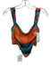 Miaou Size XS Orange, Green, Purple Polyester Blend Sleeveless Tie Back Top Orange, Green, Purple / XS