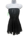 Charo Ruiz Ibiza Size XS Black Strapless Eyelet Pleated boning Dress Black / XS