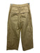 Simkhai Size 0 Khaki Beige Cotton Blend Elastic Waist Cargo Wide Leg Pants Khaki Beige / 0