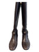 Tory Burch Shoe Size 7 Brown Leather Upper Almond Toe Side Zip Knee High Boots Brown / 7