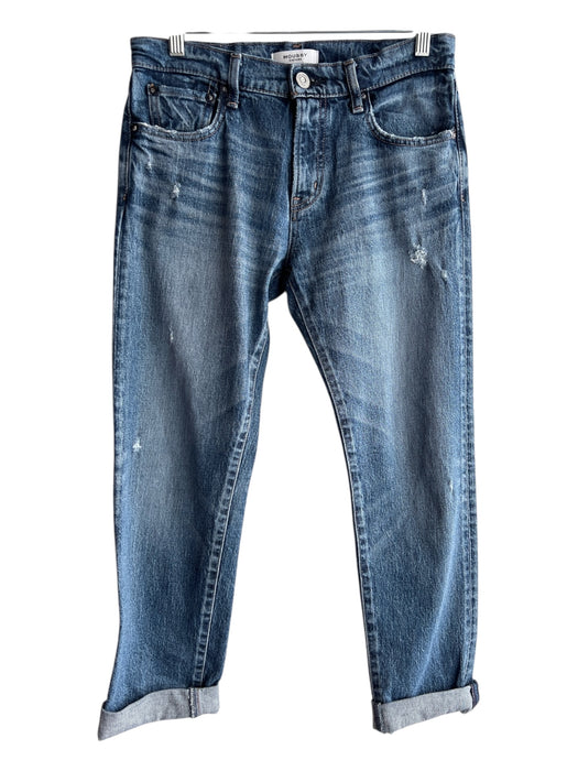 Moussy Vintage Size 25 Medium Wash Cotton High Rise 5 Pocket Zip Fly Jeans Medium Wash / 25