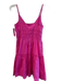 Rails Size XS Pink Cotton Spaghetti Strap Tiered Ruffle Detail V Neck Dress Pink / XS