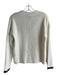 Sanctuary Size XS White & Black Polyester Blend Round Neck Long Sleeve Sweater White & Black / XS