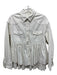We The Free Size XS Cream Cotton Blend Long Sleeve Contrast Stiching Top Cream / XS