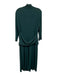 The Fold Size 14 Dark Green Polyester Blend jersey knit Surplice Drape Dress Dark Green / 14