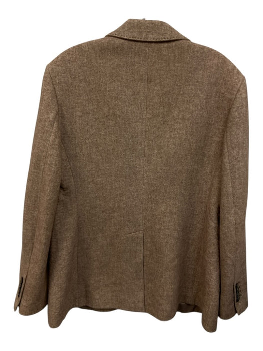 Circolo 1901 Size 48 / Large Beige Cotton Blend Single Breasted Blazer Jacket Beige / 48 / Large