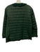 Patty Kim Size L Green Nylon Quilted Ruffle Trim Snap button Jacket Green / L
