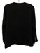 Pomander Place Size L Black Polyester Tweed Gold Tone Hardware Collarless Jacket Black / L