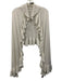 Kerisma Size One Size Ivory White Cashmere Blend Ribbed Trim flounce Sweater Ivory White / One Size