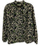 Tuckernuck Size M Navy Blue, Green, Beige Cotton High Neck Botanical Top Navy Blue, Green, Beige / M