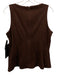 Hyacinth House Size L Brown Polyester Blend Faux Suede Sleeveless Sleeveless Top Brown / L