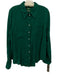 Lilly Pulitzer Size L Green Linen Button Down Long Sleeve Top Green / L