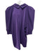 Julia Allert Size XL Eggplant Purple Polyester & Viscose Short Puff Sleeve Top Eggplant Purple / XL