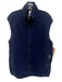 Patagonia AS IS Size XL Navy Blue Polyester Solid Zipper Men's Vest Navy Blue / XL