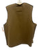 Barbour Size Est XL Brown Polyester & Acrylic Solid Lined Buttons Men's Vest Brown / Est XL