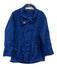 Tyler Boe Size M Blue Polyester Long Sleeve Hood Zip Up Buttons Jacket Blue / M