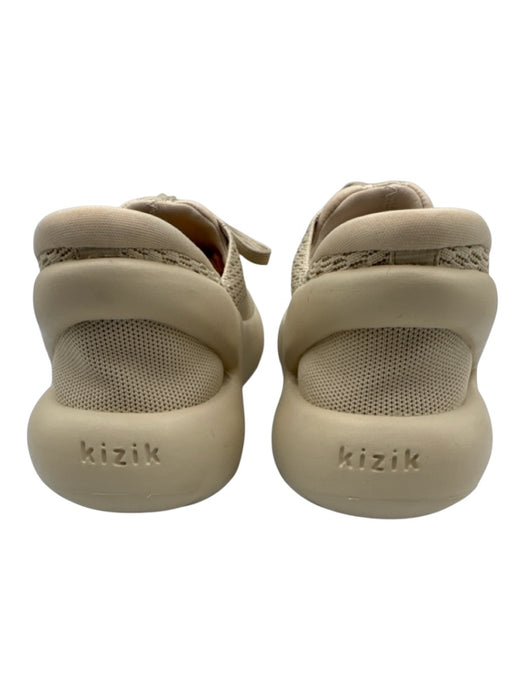 Kizik Shoe Size 9 Beige Synthetic Knit Lace Up Sneakers Beige / 9