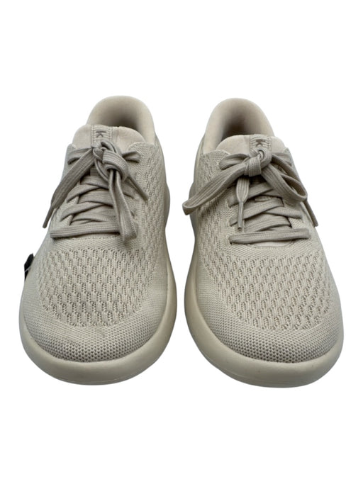 Kizik Shoe Size 9 Beige Synthetic Knit Lace Up Sneakers Beige / 9