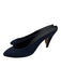 Mansur Gavriel Shoe Size 39 Navy Suede leather Almond Toe Midi Heel Mule Pumps Navy / 39