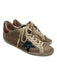 Golden Goose Shoe Size 40 Beige & Multi Leather Lace Up Glitter Sneakers Beige & Multi / 40