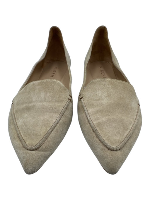 M. Gemi Shoe Size 39 Beige Suede leather Pointed Toe Flats Beige / 39