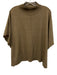 Kerisma Size One Size Taupe Brown Wool Blend Knit Short Dolman Sleeve Sweater Taupe Brown / One Size