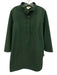 Tuckernuck Size L Green Polyester Blend Long Sleeve 1/2 Button Felt Feel Dress Green / L