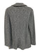 Amina Rubinacci Size 46 Mixed Blues Wool Blend Herringbone Knit Sweater Jacket Mixed Blues / 46