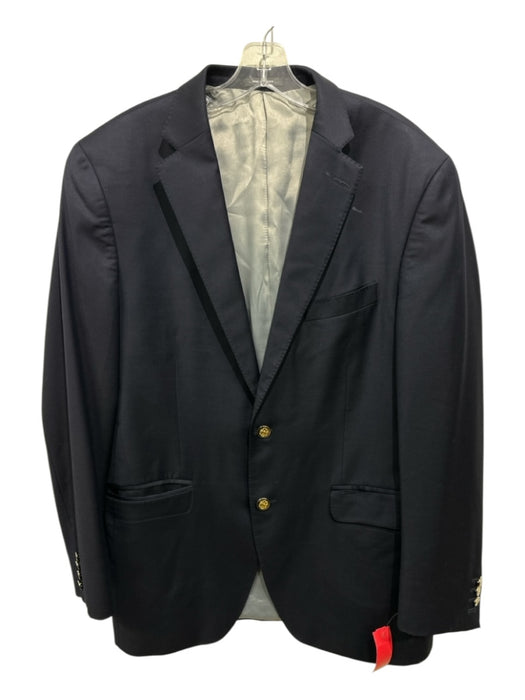 Peter Millar Black Wool 2 Buttons Men's Blazer Black / 42T