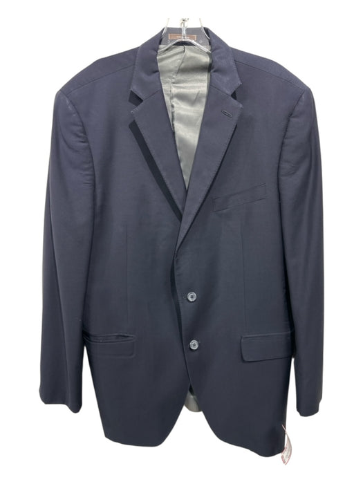 Miller Brothers Navy Wool 2 Buttons Men's Blazer Navy / 42